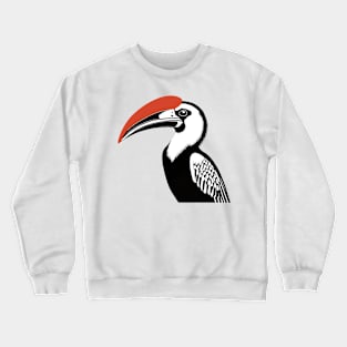 Hornbill Bird Crewneck Sweatshirt